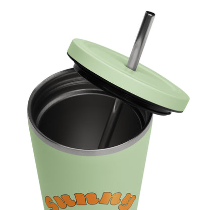 Retro Sunny Days - Metal Tumbler