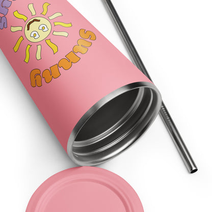 Retro Sunny Days - Metal Tumbler