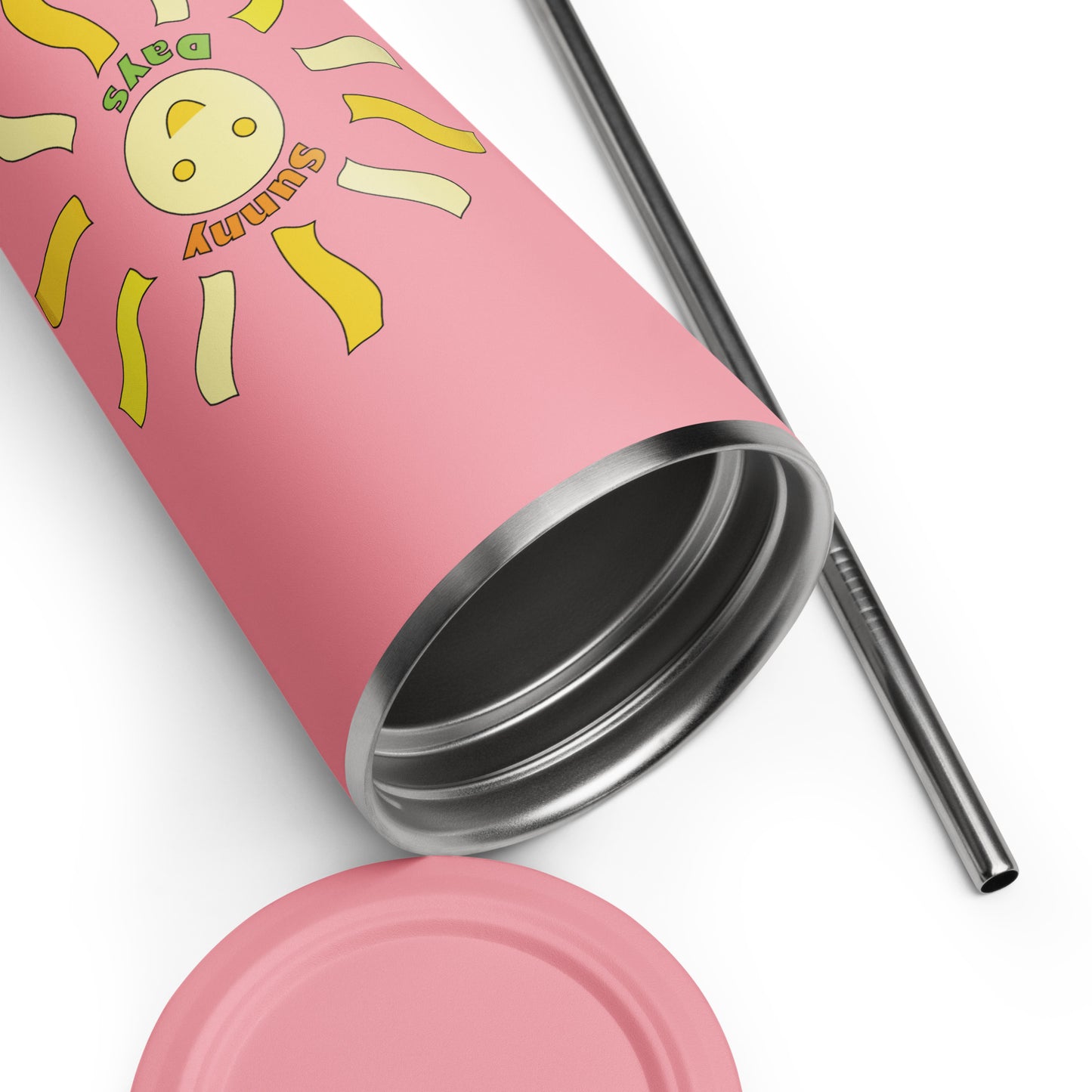 Cute Sunny Days - Metal Tumbler