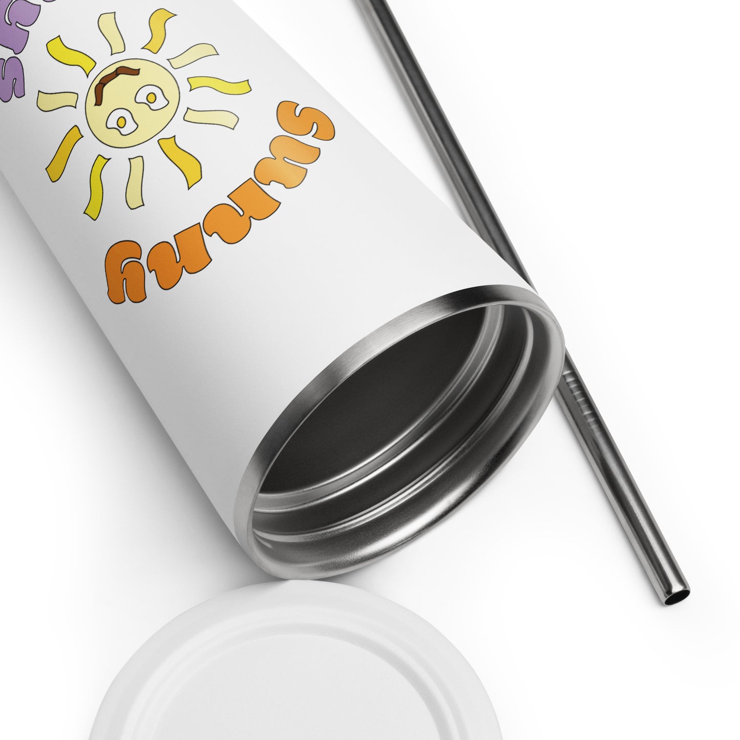 Retro Sunny Days - Metal Tumbler