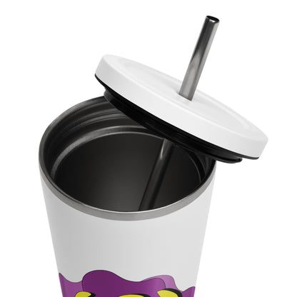 God is Good (Flower) - Metal Tumbler