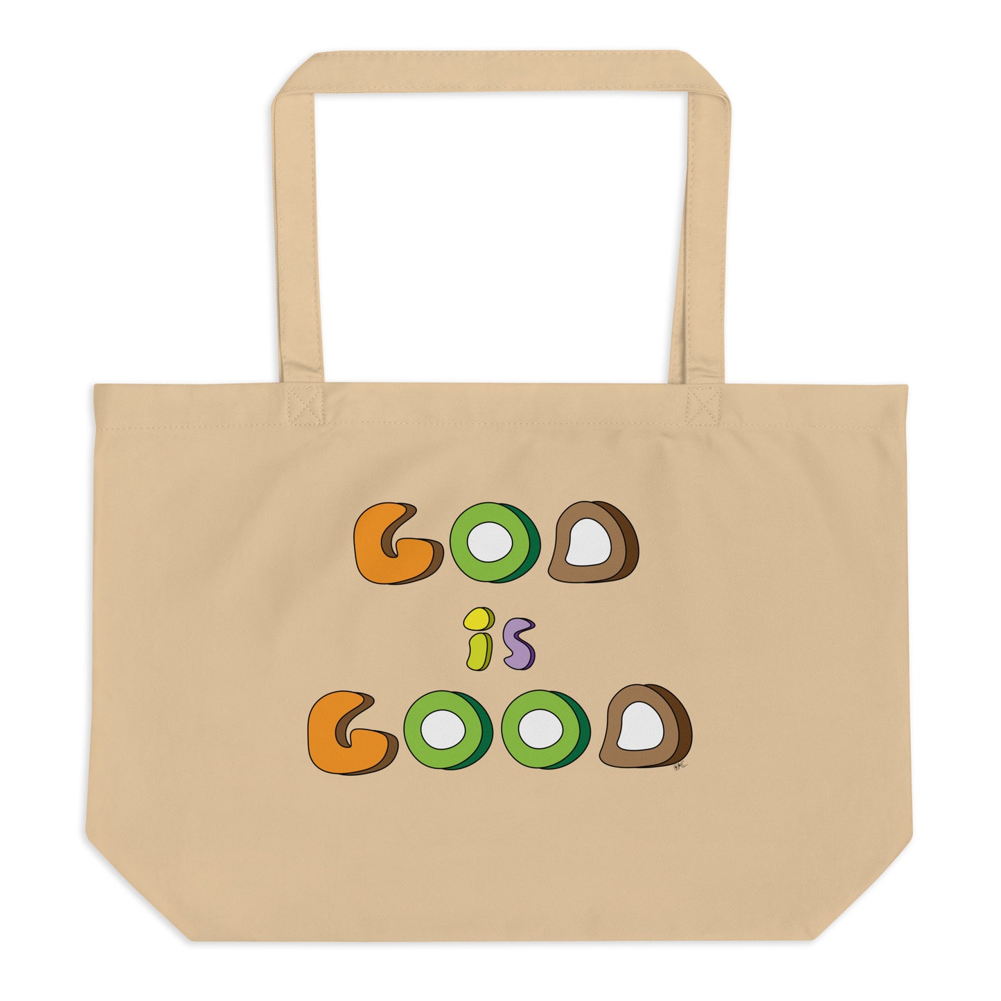 God is Good - Brown Tote Bag