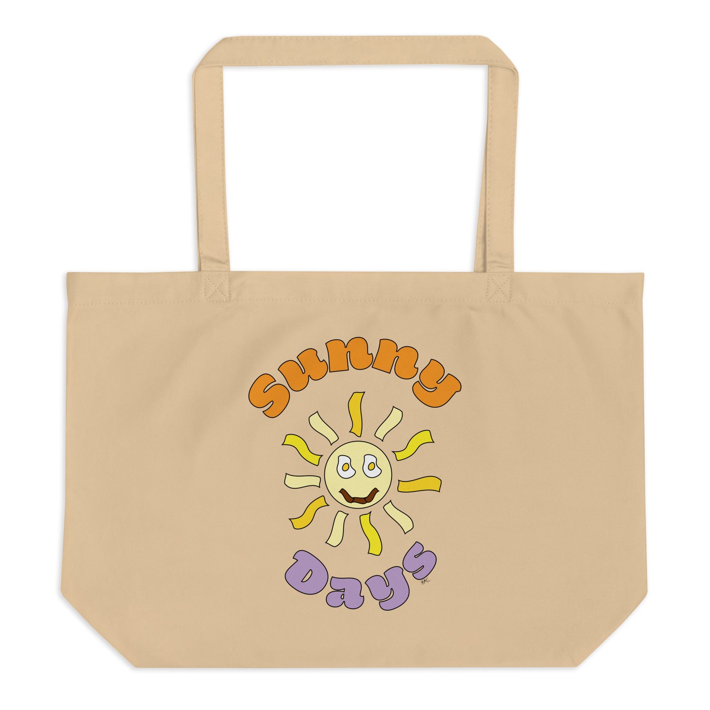 Retro Sunny Days - Brown Tote Bag