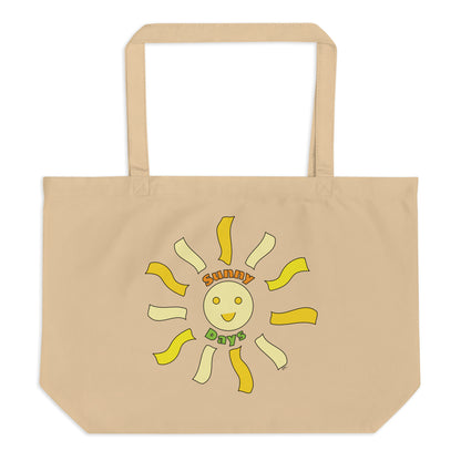 Cute Sunny Days - Brown Tote Bag