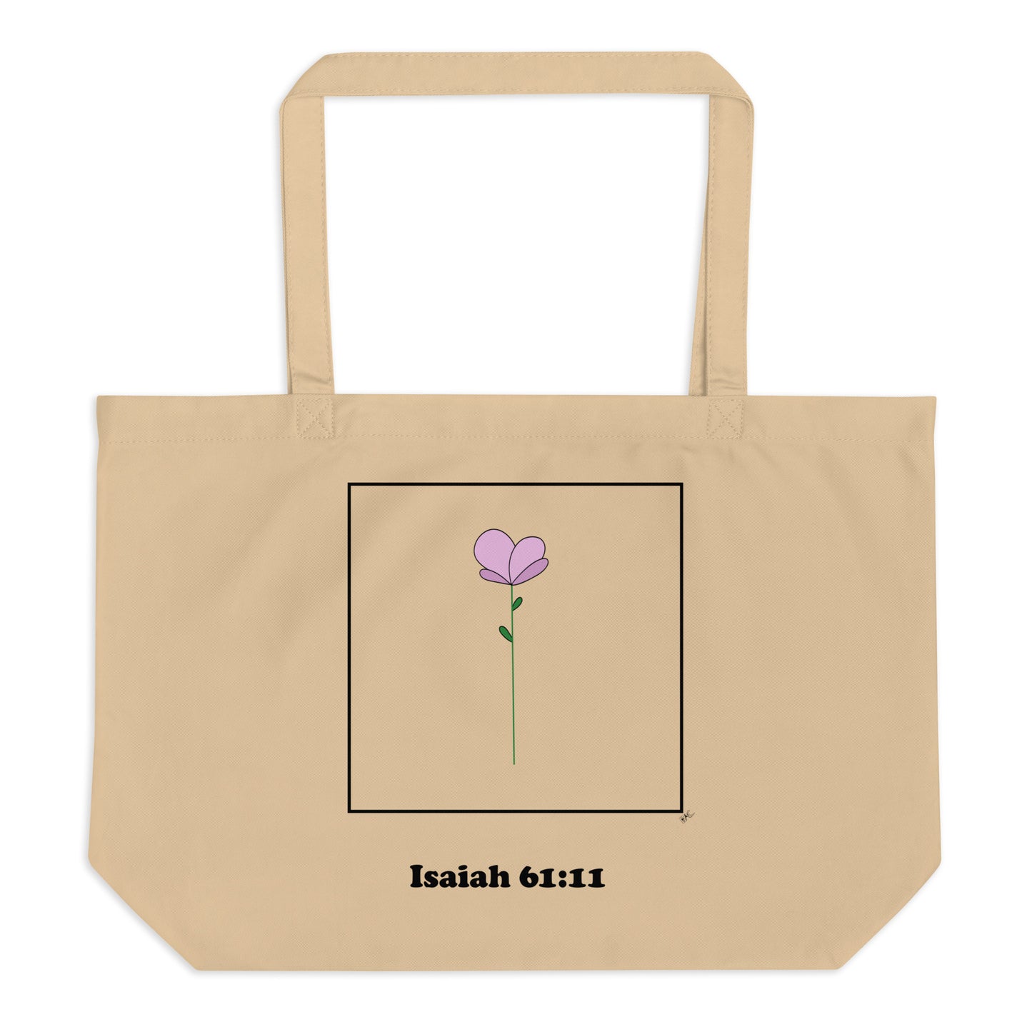 Isaiah 61:11 - Brown Tote Bag