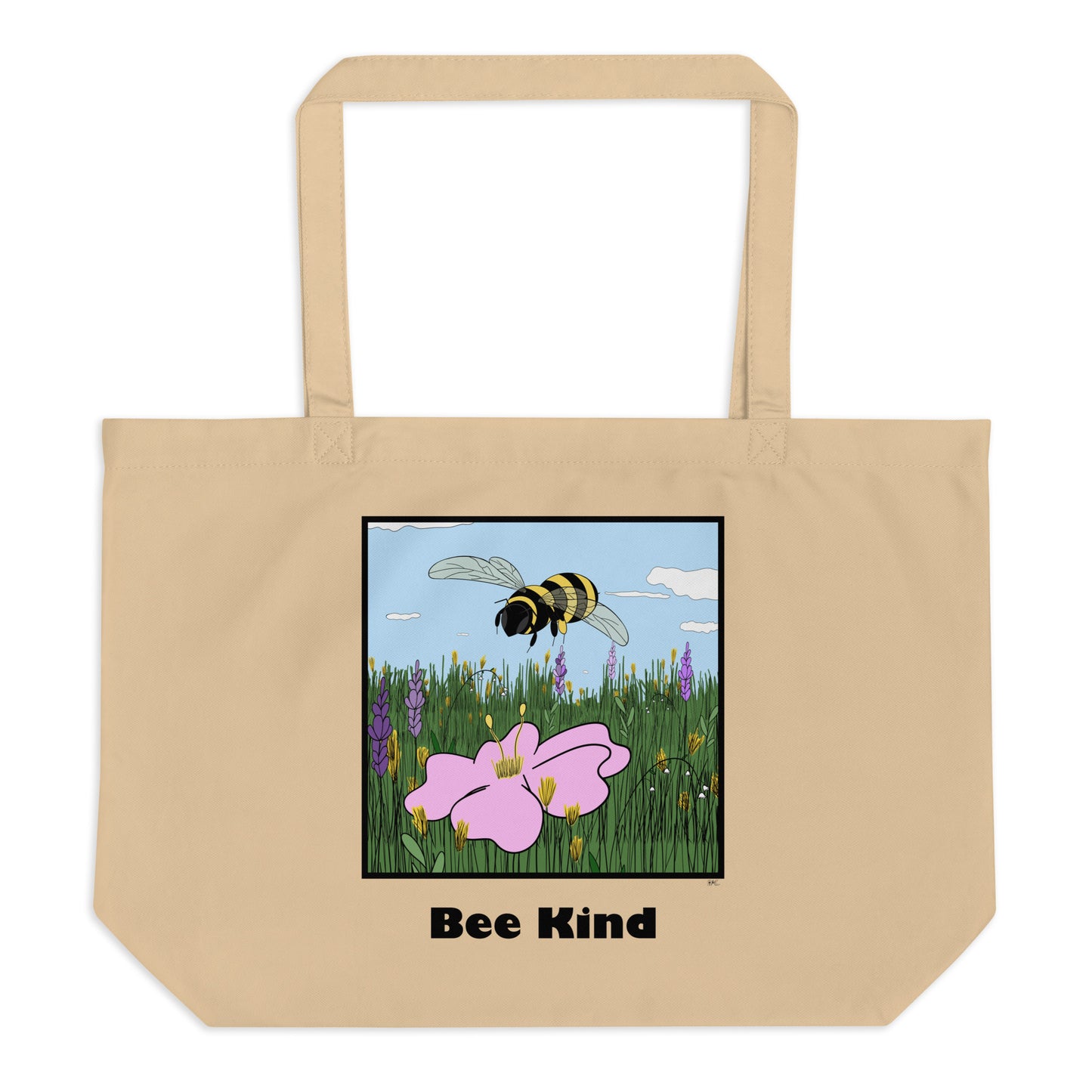 Bee Kind - Brown Tote Bag