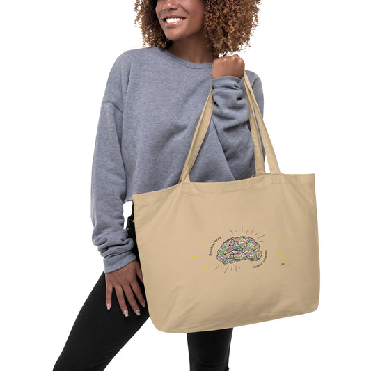 Autistic & Proud - Brown Tote Bag