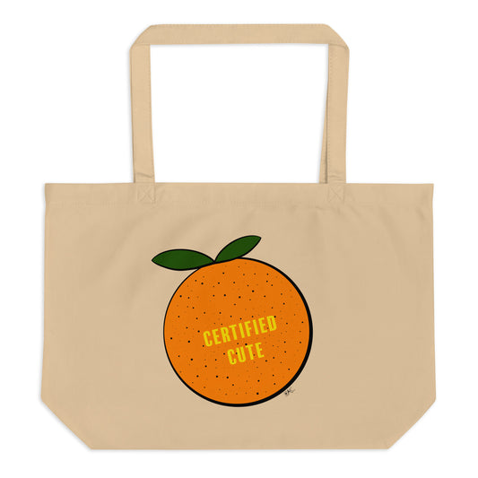 Certified Cute - Brown Tote Bag