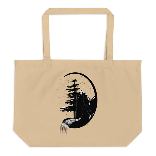 Mountain & Spruce Dream - Brown Tote Bag