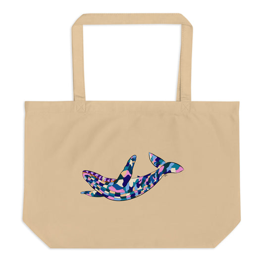 Oceania Patch Humpback Whale - Brown Tote Bag