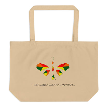 HAC Butterfly Logo With Tagline - Brown Tote Bag