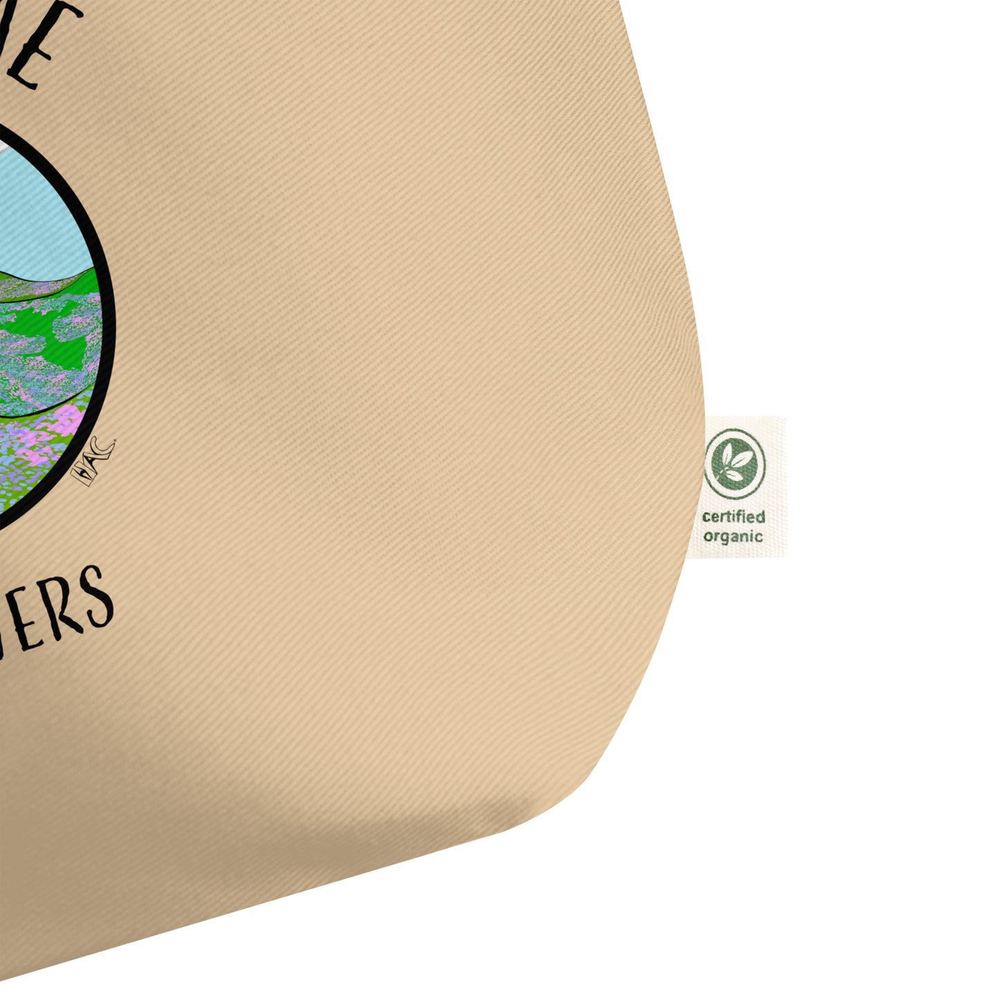 Spring Time Flowers - Brown Tote Bag