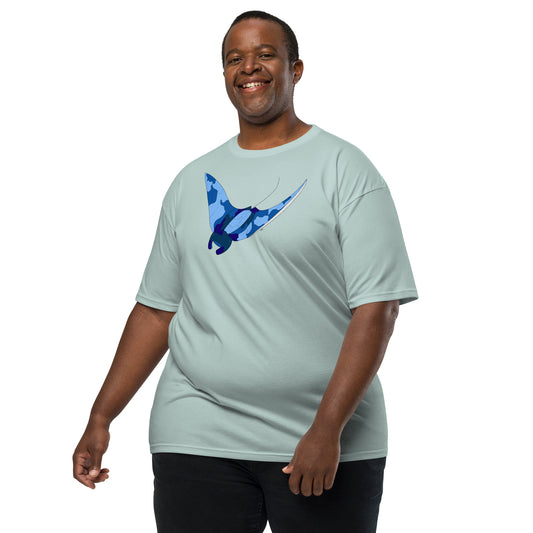 Blue Blotch Manta Ray - Men's T-Shirt
