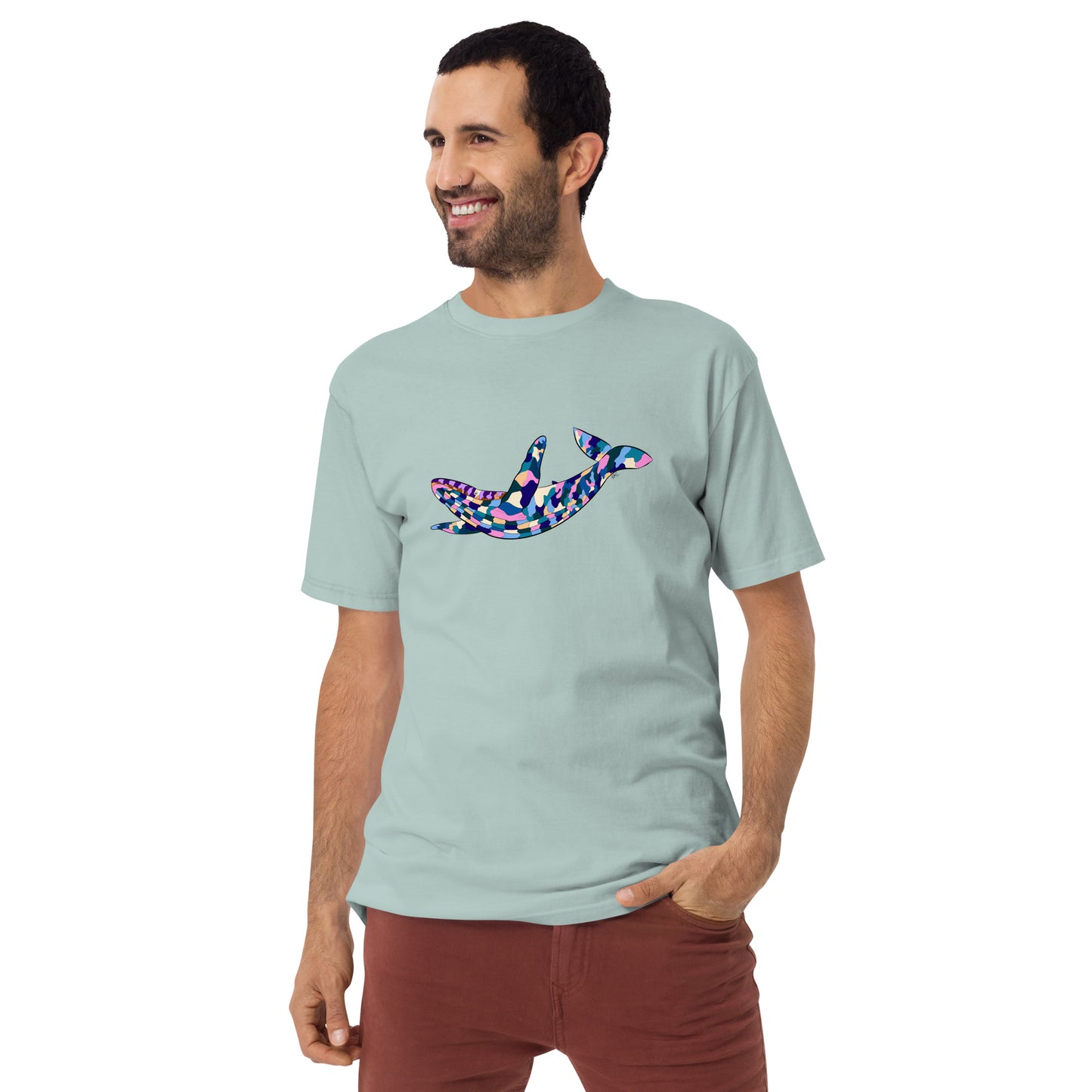 Oceania Patch Humpback Whale - Men's T-Shirt
