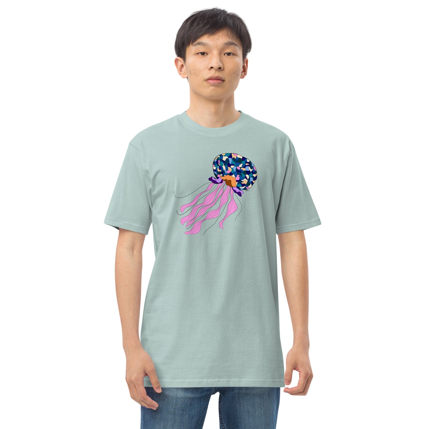 Oceania Patch Jellyfish - Men's T-Shirt