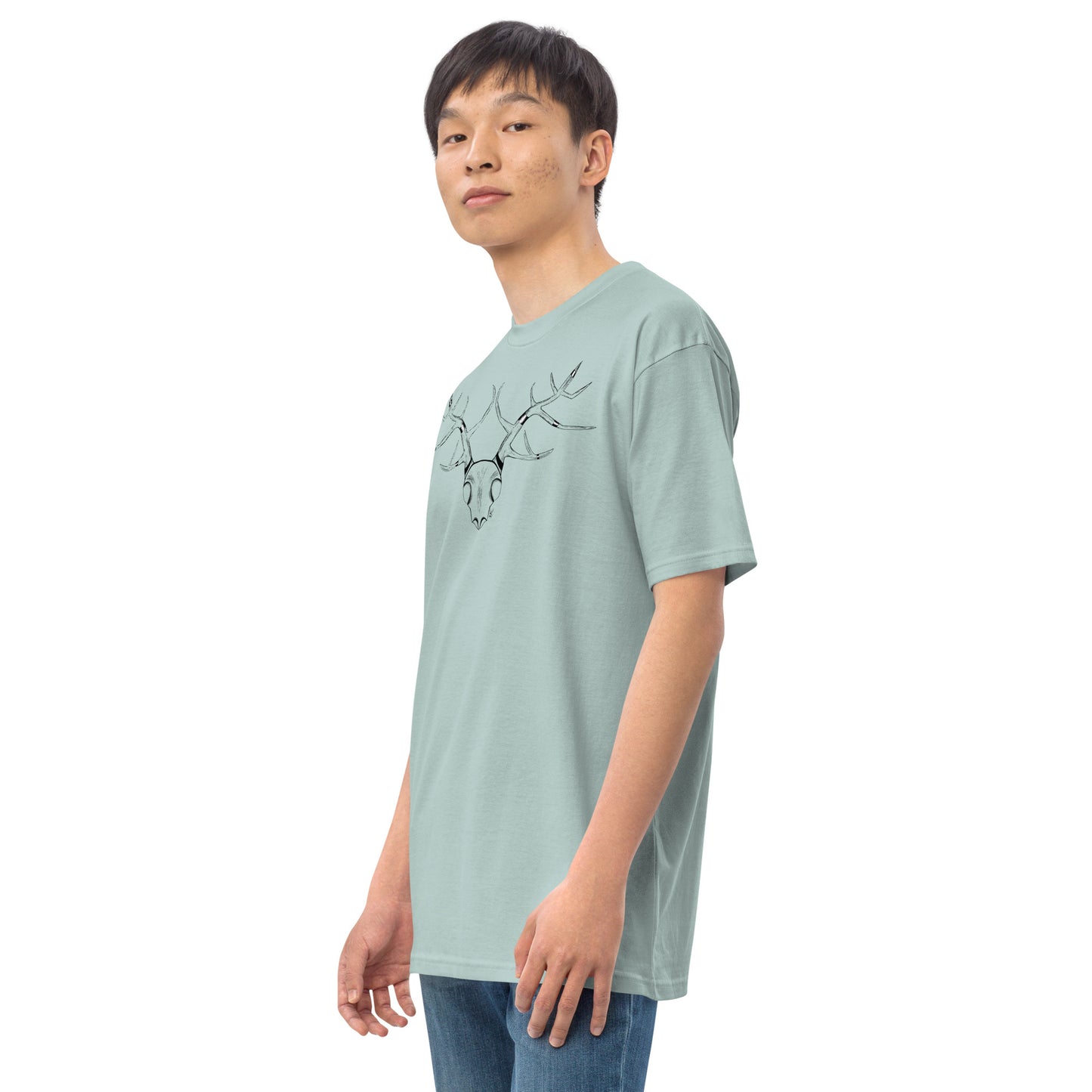 Banded Deer Skull - Men's T-Shirt