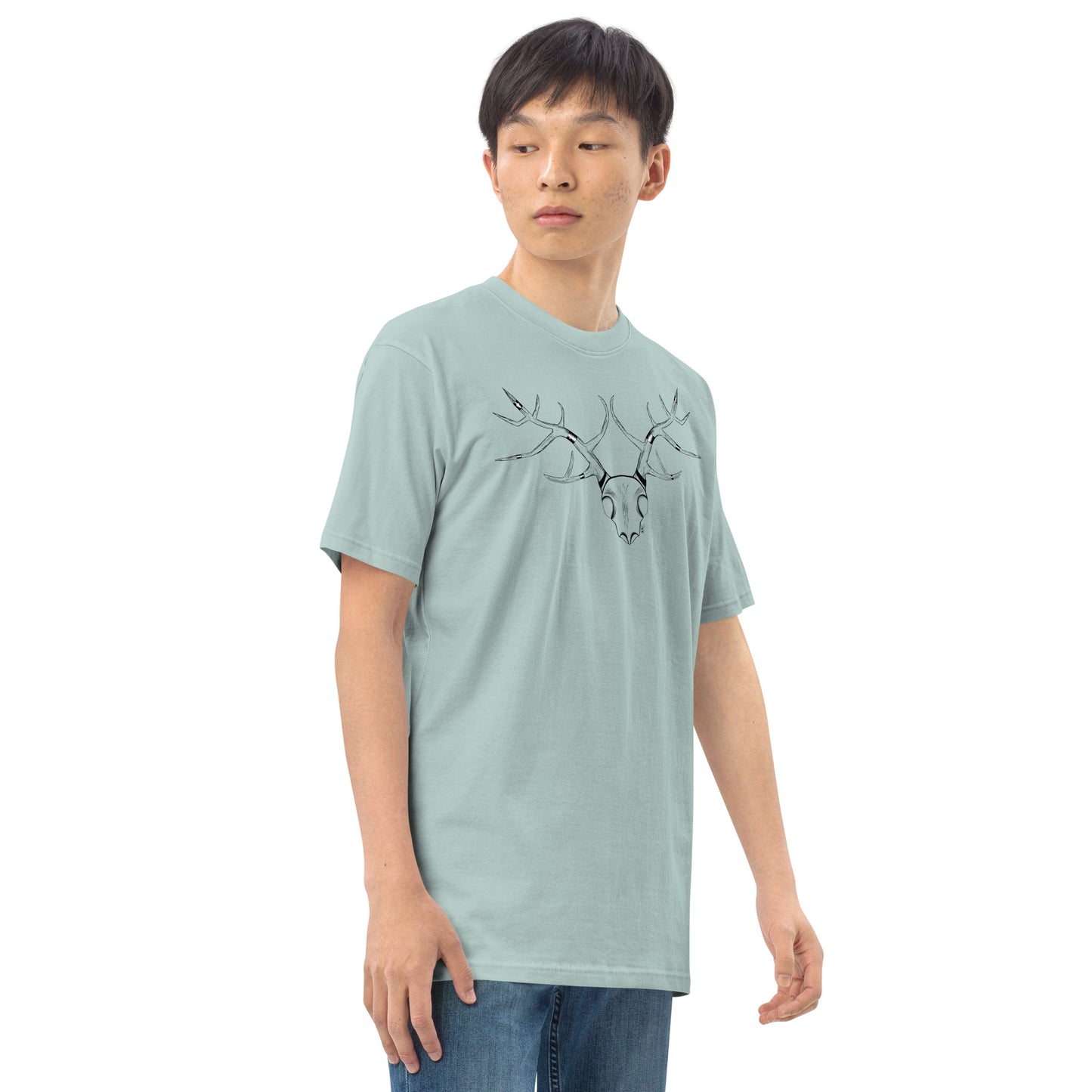 Banded Deer Skull - Men's T-Shirt