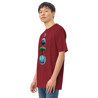 Three Vector Planets - Men's T-Shirt
