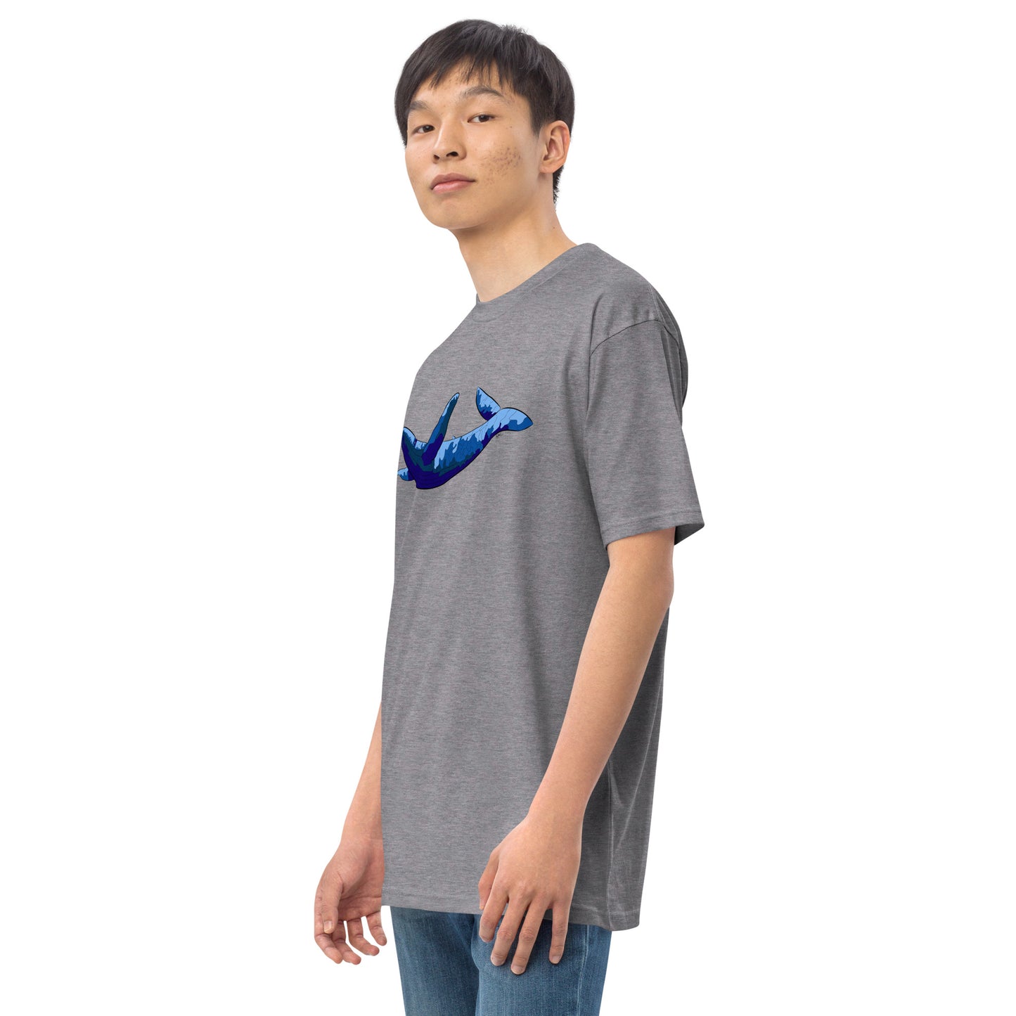 Blue Blotch Humpback Whale - Men's T-Shirt
