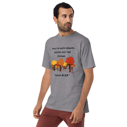 Genesis 8:22 Fall - Men's T-Shirt