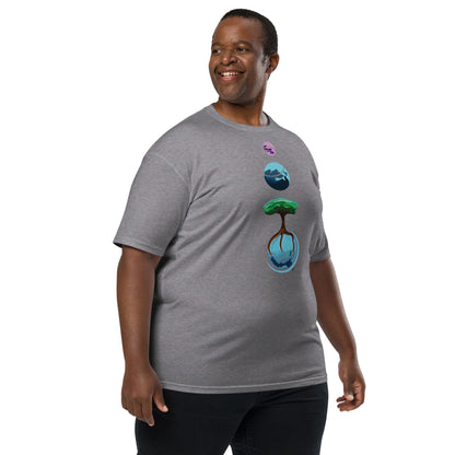 Three Vector Planets - Men's T-Shirt