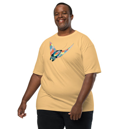 Turquoise Sunset Manta Ray - Men's T-Shirt