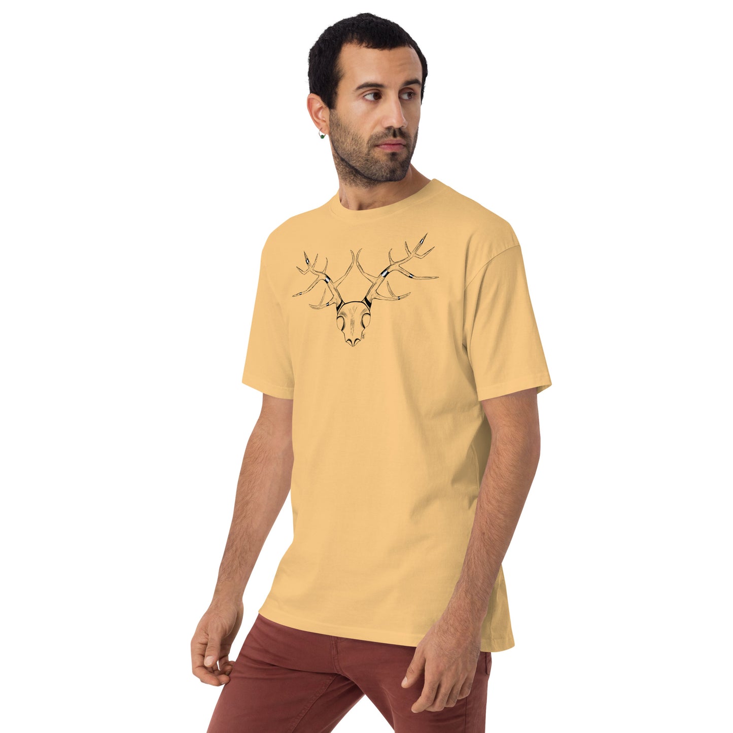 Banded Deer Skull - Men's T-Shirt