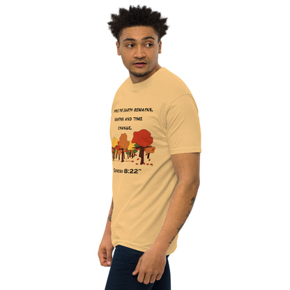 Genesis 8:22 Fall - Men's T-Shirt