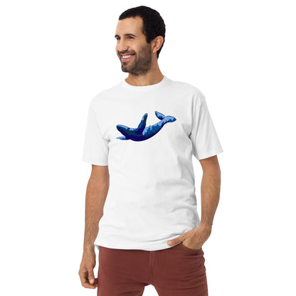 Blue Blotch Humpback Whale - Men's T-Shirt