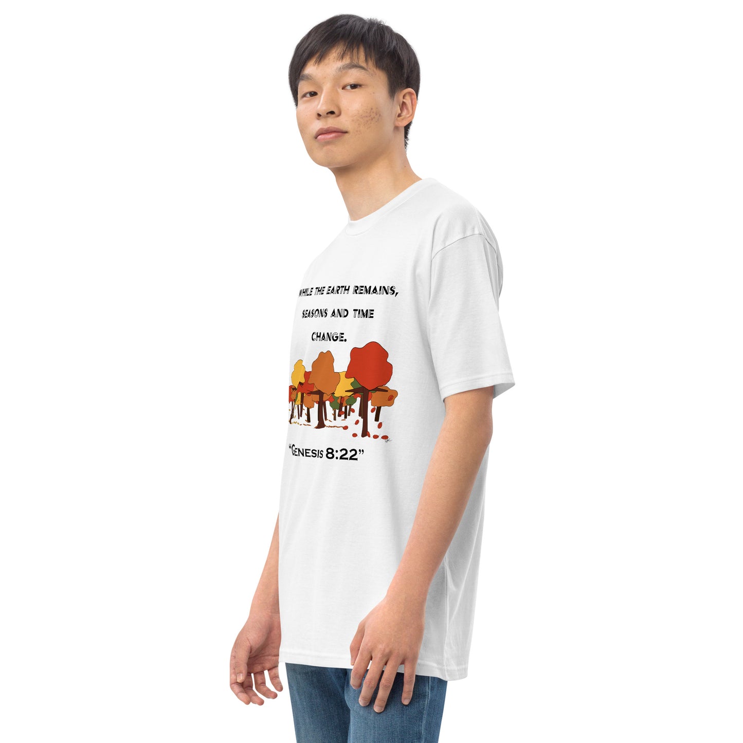Genesis 8:22 Fall - Men's T-Shirt