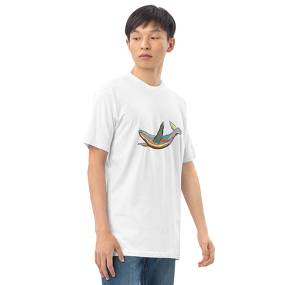 Turquoise Sunset Humpback Whale - Men's T-Shirt