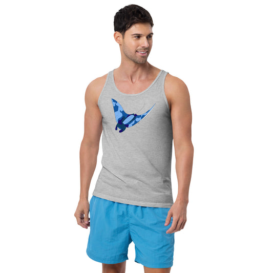 Blue Blotch Manta Ray - Men's Tank Top