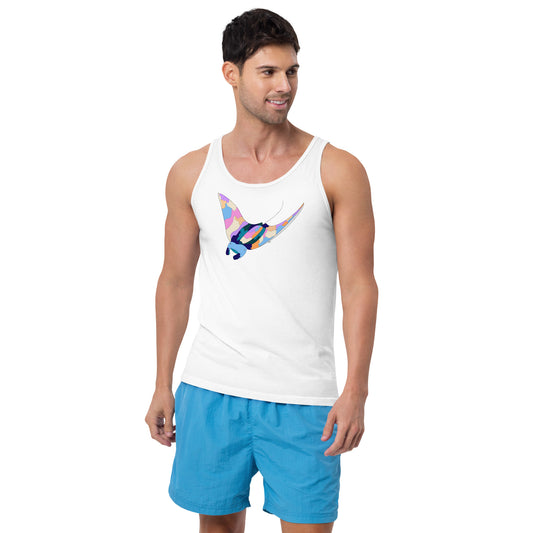 Sunset Beach Manta Ray - Men's Tank Top