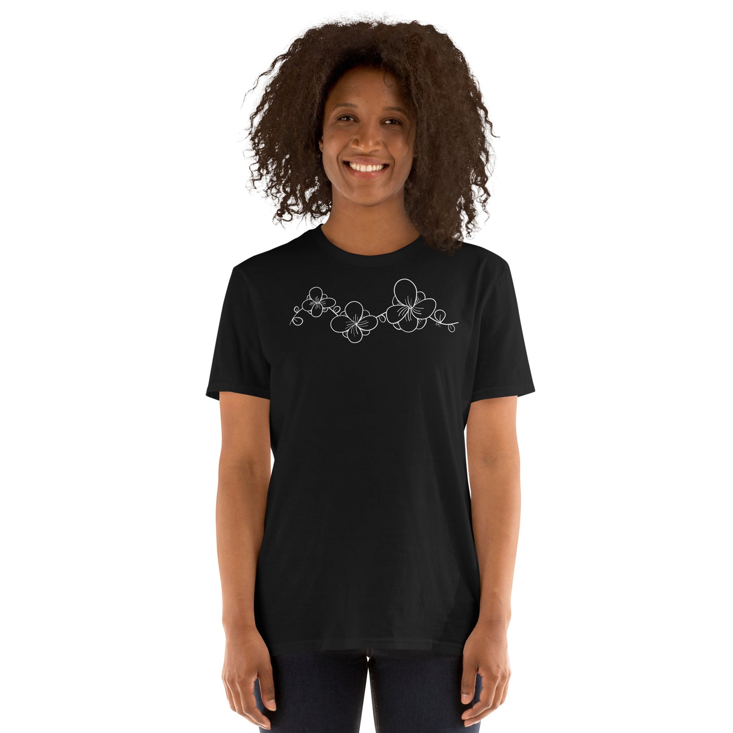 White Flower Lace - Women's T-Shirt