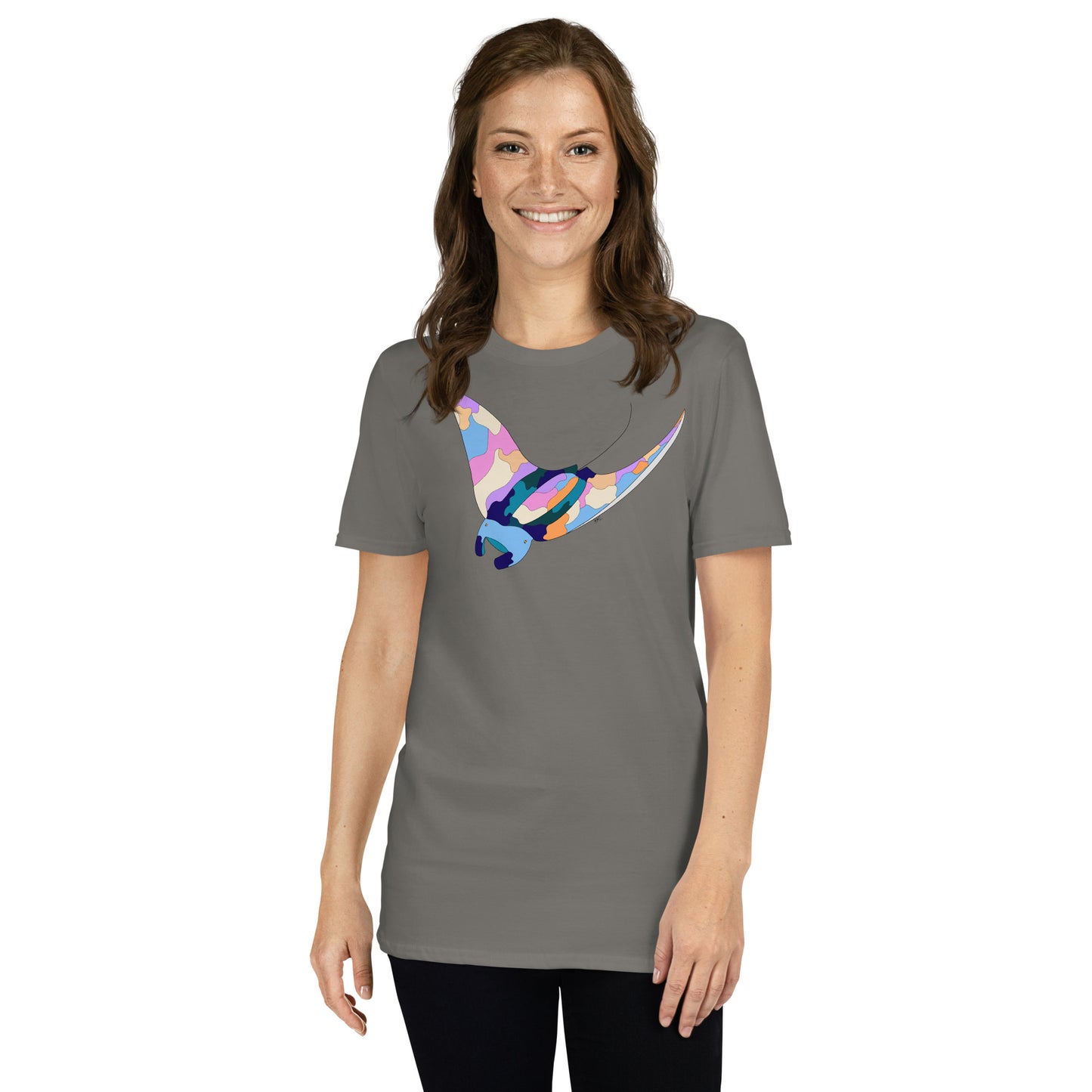 Sunset Beach Manta Ray - Women's T-Shirt