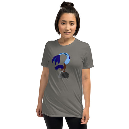 Blue Haired Mermaid - Women's T-Shirt