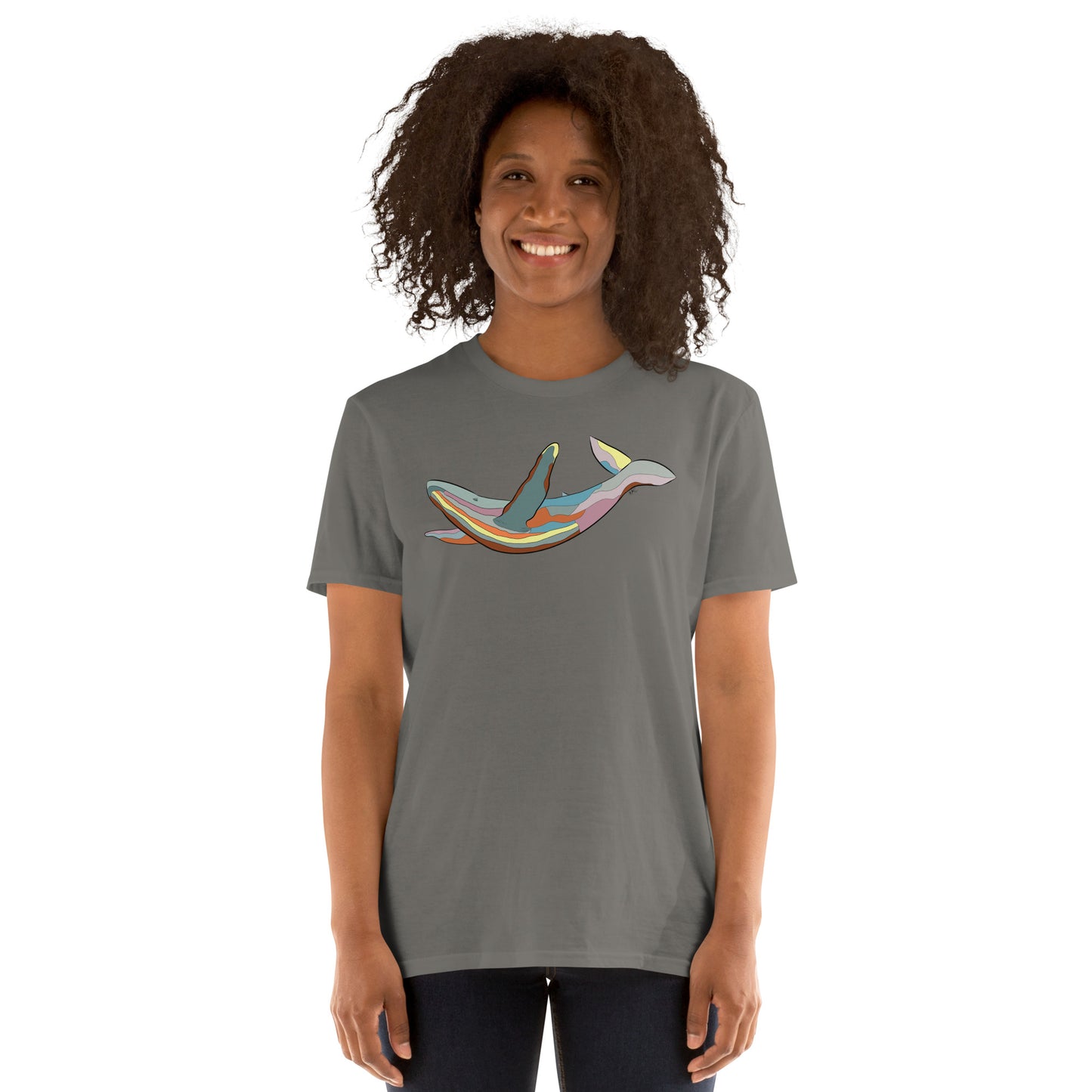 Turquoise Sunset Humpback Whale - Women's T-Shirt
