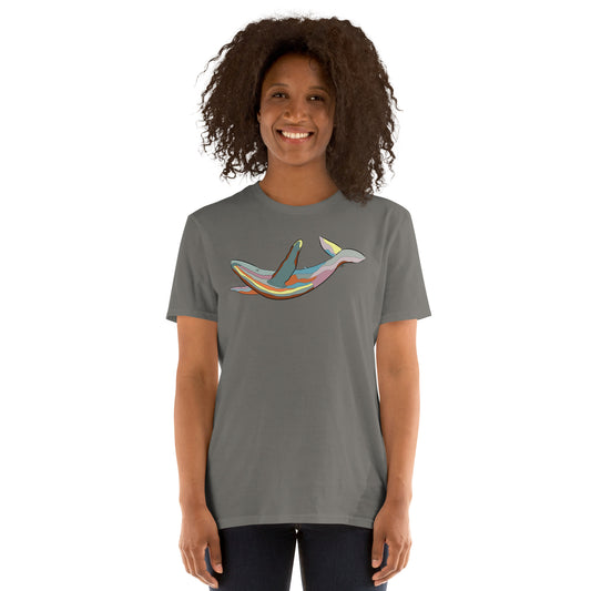 Turquoise Sunset Humpback Whale - Women's T-Shirt