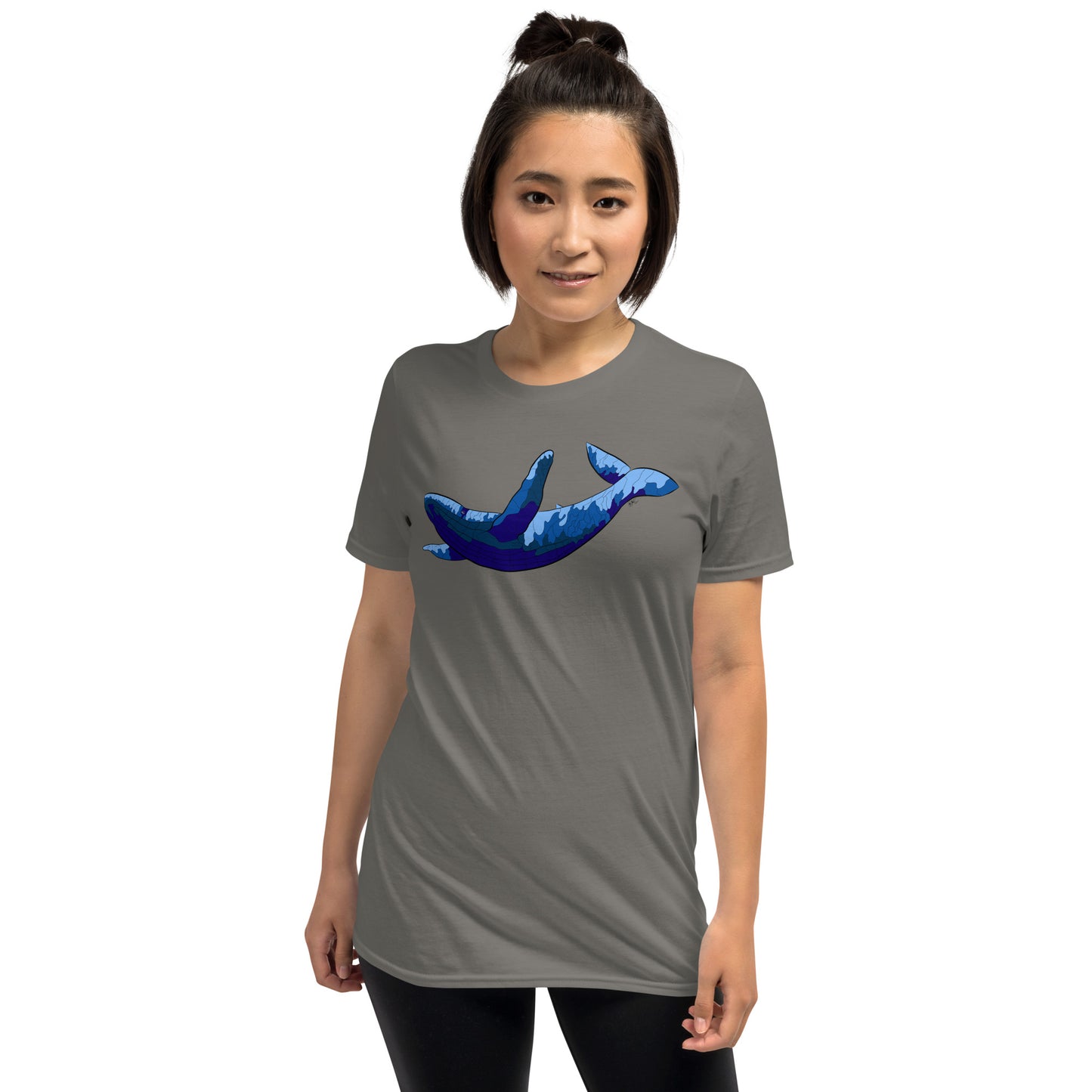 Blue Blotch Humpback Whale - Women's T-Shirt