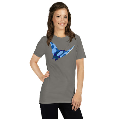 Blue Blotch Manta Ray - Women's T-Shirt