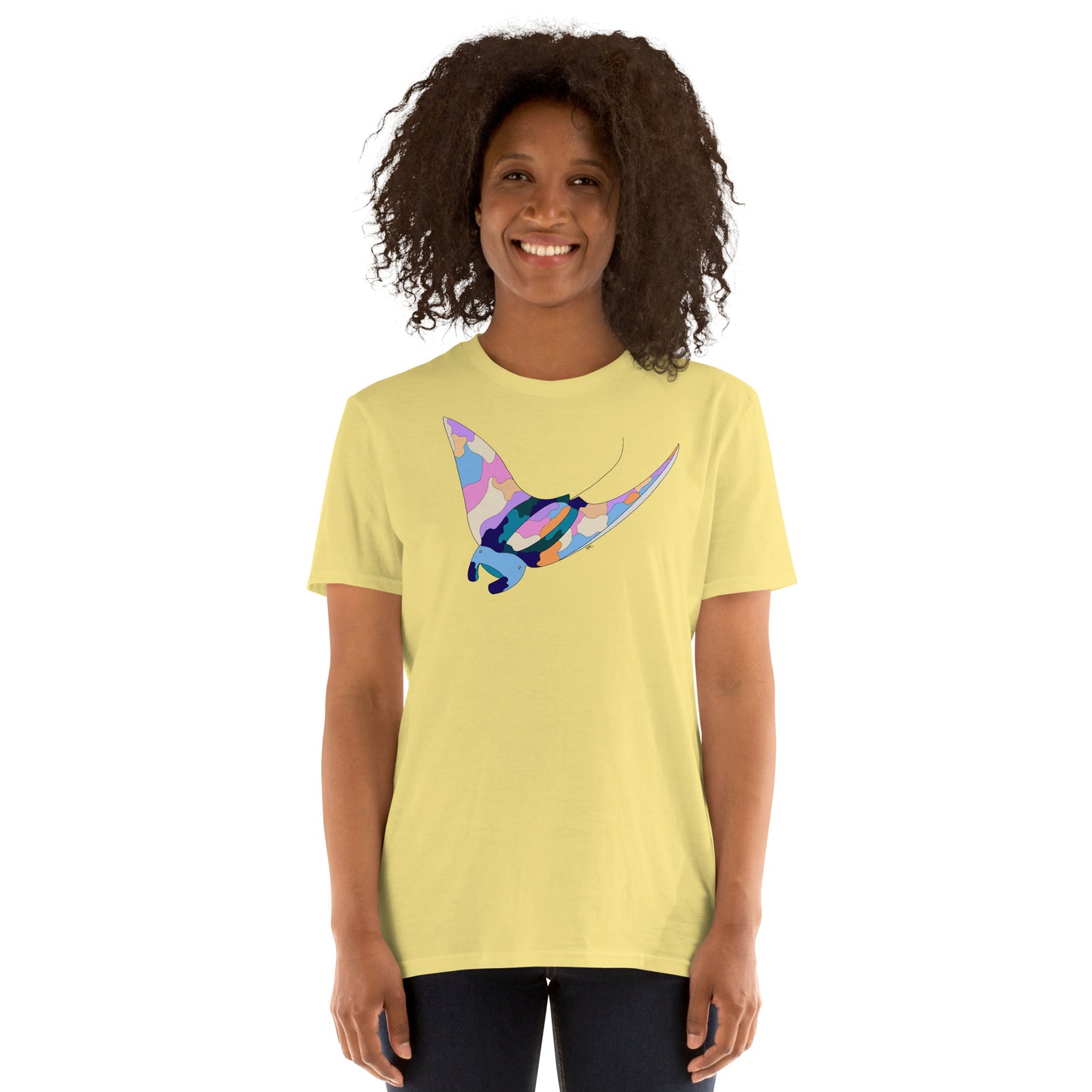 Sunset Beach Manta Ray - Women's T-Shirt