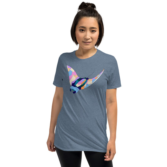 Sunset Beach Manta Ray - Women's T-Shirt