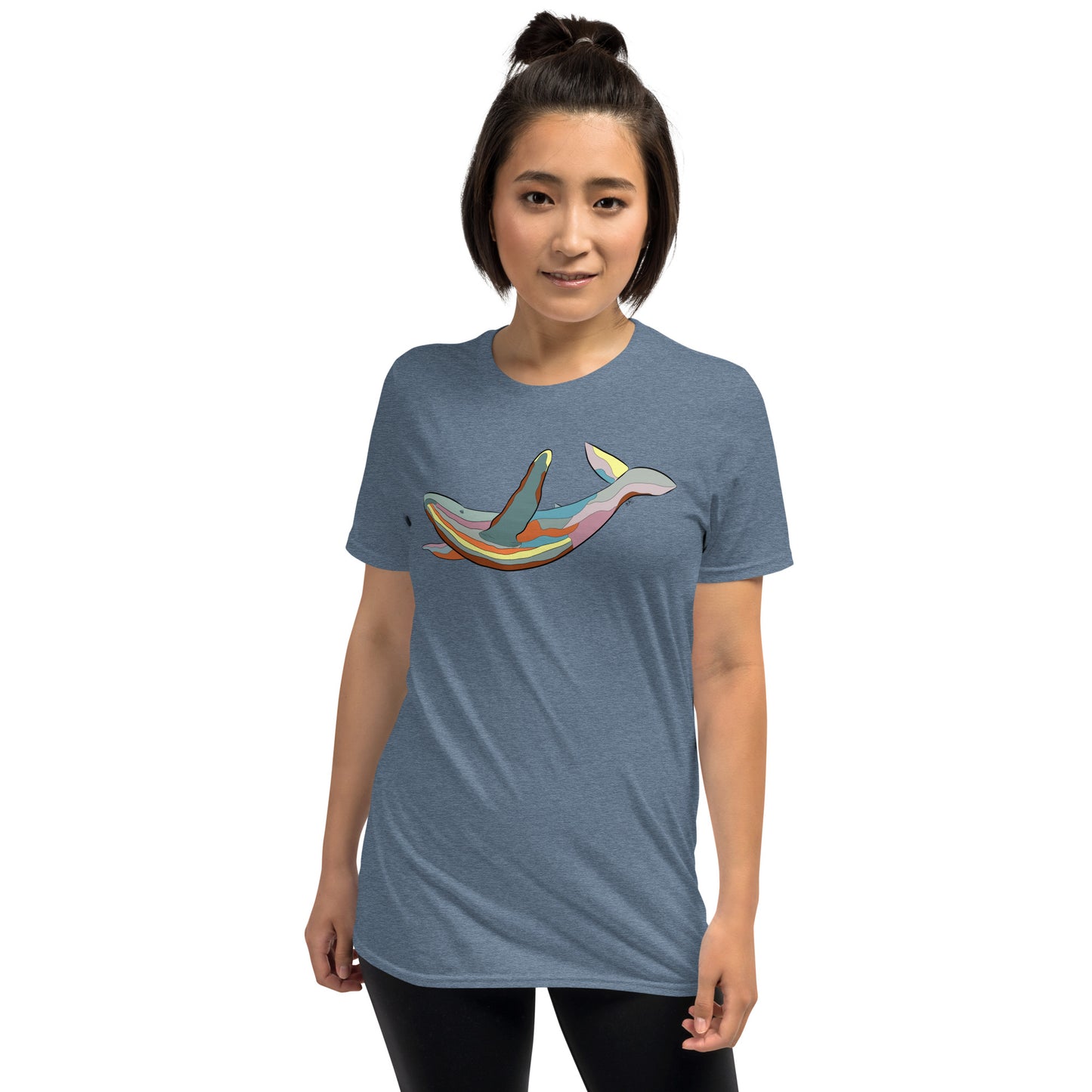 Turquoise Sunset Humpback Whale - Women's T-Shirt