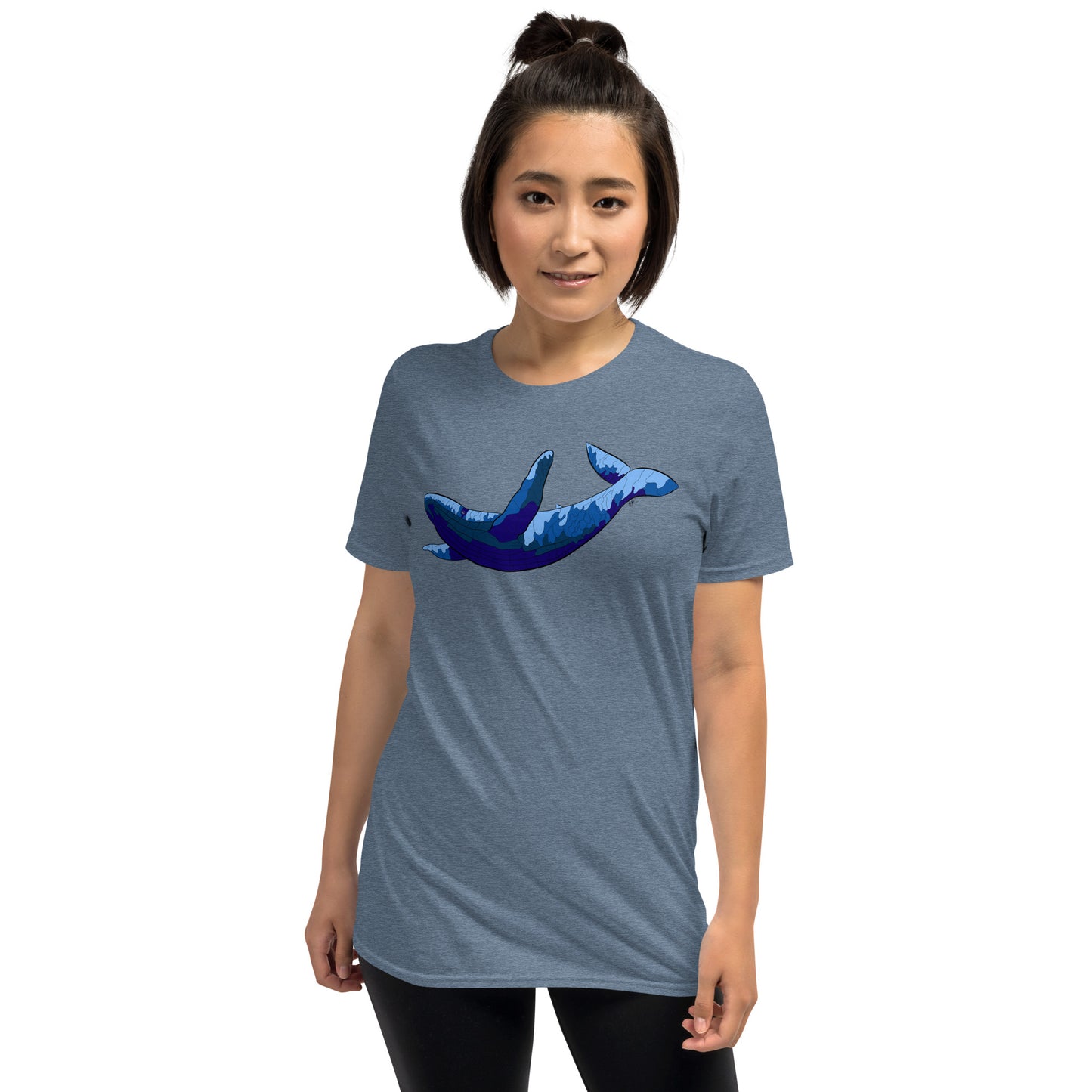 Blue Blotch Humpback Whale - Women's T-Shirt