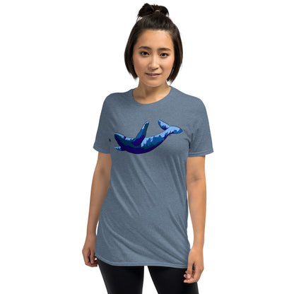 Blue Blotch Humpback Whale - Women's T-Shirt