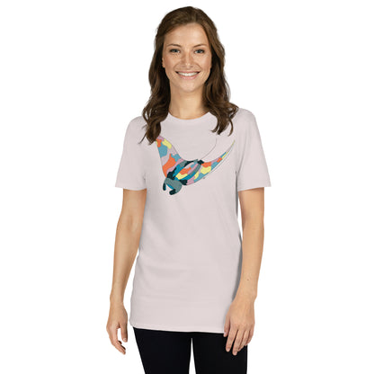 Turquoise Sunset Manta Ray - Women's T-Shirt