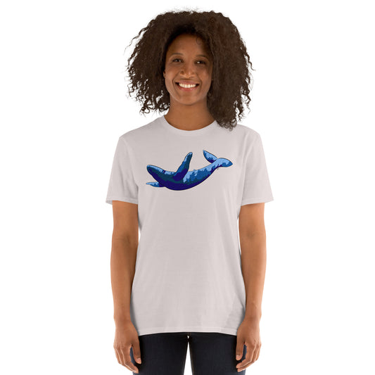 Blue Blotch Humpback Whale - Women's T-Shirt