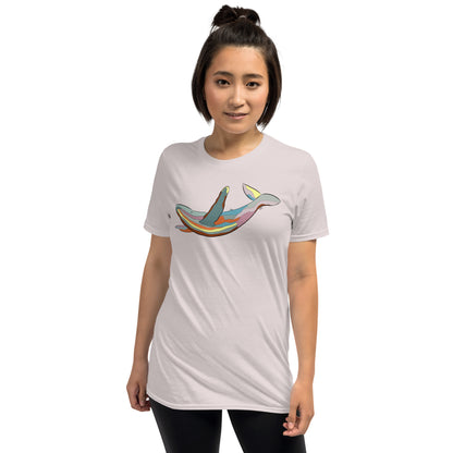 Turquoise Sunset Humpback Whale - Women's T-Shirt