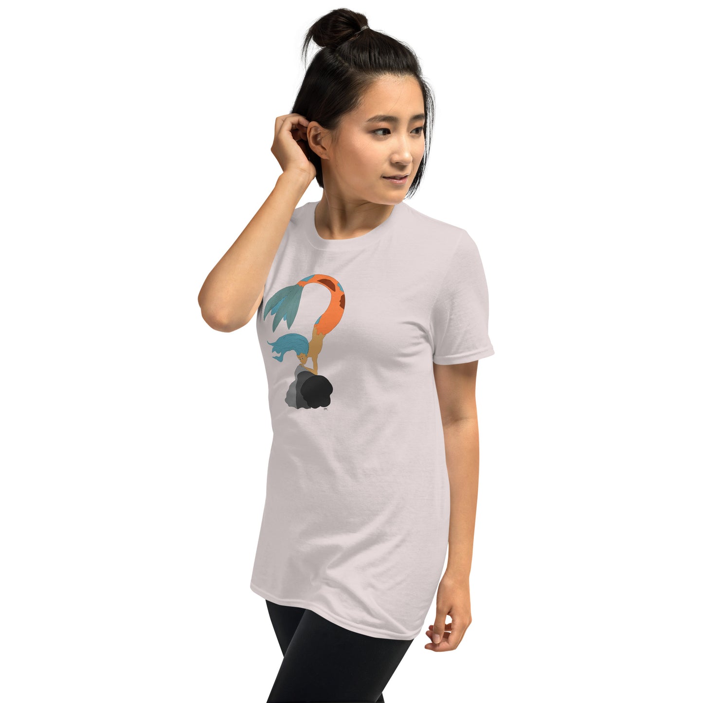 Turquoise Haired Mermaid - Women's T-Shirt