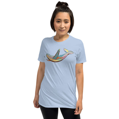 Turquoise Sunset Humpback Whale - Women's T-Shirt